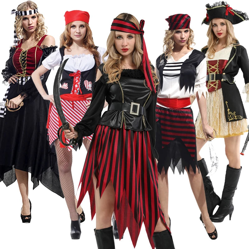 the PIRATE COLLECTION - Halloween Theme Women Fancy Dress