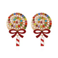 the MERRIMENT COLLECTION - Sweet Christmas Gingerbread Man Earrings New Year Gifts