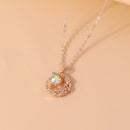 the CHERRY BOMB - Lovely Gold Color Wine Red Cherry Pendant Necklace Personality Necklace Wedding Jewelry Birthday Gifts