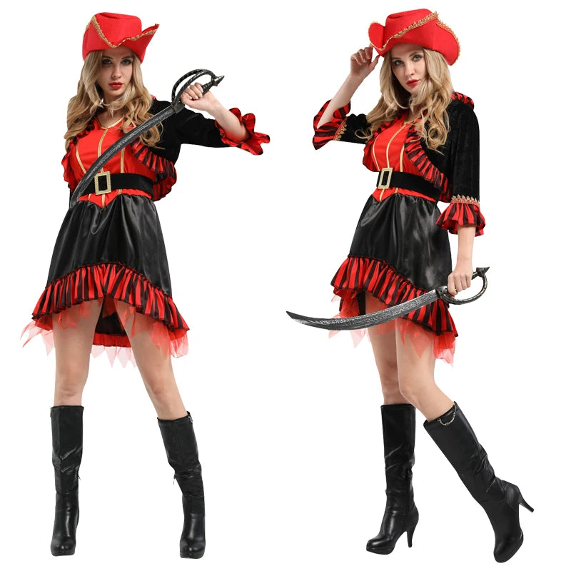 the PIRATE COLLECTION - Halloween Theme Women Fancy Dress