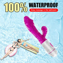 the G-SPOT - Strong G Spot Dildo Rabbit Vibrator Soft Silicone Pussy Massager Rechargeable Vagina Clitoris Stimulator Adult Sex Toy for Woman