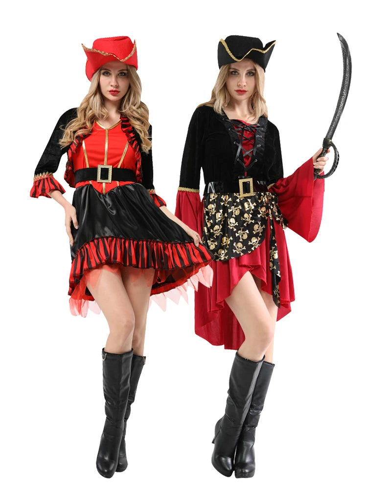 the PIRATE COLLECTION - Halloween Theme Women Fancy Dress