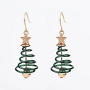 the YULETIDE COLLECTION - Christmas Earrings Crystal Snowman Jewelry Christmas Tree Stud Earring Creative Party Accessories Gifts