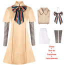 the MEGAN - Cosplay Dress AI Doll Robot Megan Dress Uniform Adult Halloween Costume