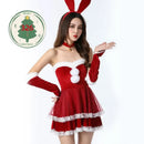 the SANTA COSPLAY CHRISTMAS - Christmas Dress Sexy Cosplay Uniform Seduction Vintage Dress Sex Sexy Skirt  Lingerie Cosplay  Sexy Costume Women