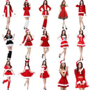 the SANTA COSPLAY CHRISTMAS - Christmas Dress Sexy Cosplay Uniform Seduction Vintage Dress Sex Sexy Skirt  Lingerie Cosplay  Sexy Costume Women
