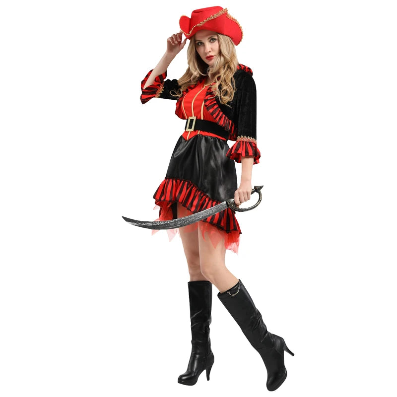 the PIRATE COLLECTION - Halloween Theme Women Fancy Dress