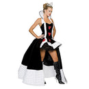 the QUEEN OF HEARTS - Sexy Queen of Hearts Costume Women Adult Fantasy Party Cosplay Fancy Sexy Costume Halloween Carnival Dress Up
