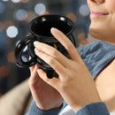 the CAULDRON CUP - Cauldron Coffee Mug 350ml Black Ceramic Witch Mugs, Adorable Sorceress’s Potion Themed Cups