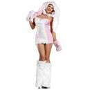 the PARTY ANIMAL - Deluxe Plush Monster Animal Costume for Adult Leopard Fox Cat Girl Cosplay Costume Halloween Costumes Fancy Party Dress