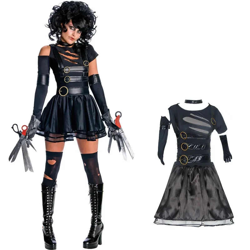 the SCISSORHANDS - Movie Edward Scissorhands Costumes for Adult Women