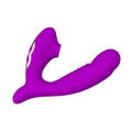 the ORAL PLEASURE - Sucking Vibration 2-in-1 Vibrator 10-Speed Oral Sex 10-Speed Vibration Clitoris Stimulation Vaginal Massage Female Sex Toy