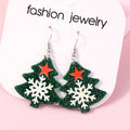 the HAPPY HOLIDAYS COLLECTION - Merry Christmas Earrings Fashion Christmas Tree Deer Santa Drop Earrings New Year Jewelry Gifts