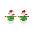 the MERRIMENT COLLECTION - Sweet Christmas Gingerbread Man Earrings New Year Gifts