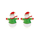 the MERRIMENT COLLECTION - Sweet Christmas Gingerbread Man Earrings New Year Gifts
