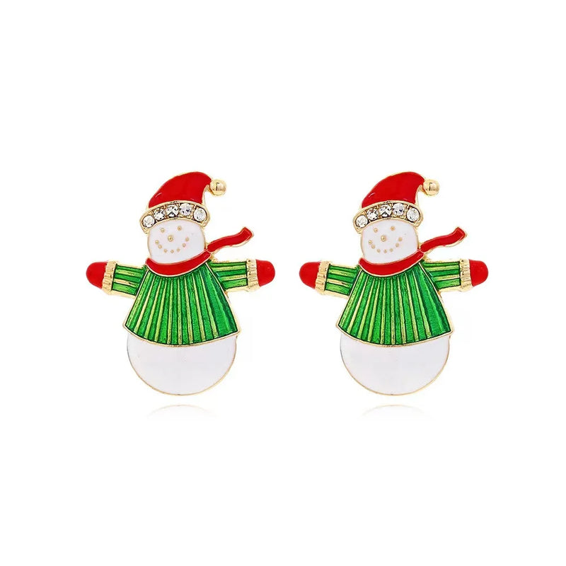 the MERRIMENT COLLECTION - Sweet Christmas Gingerbread Man Earrings New Year Gifts