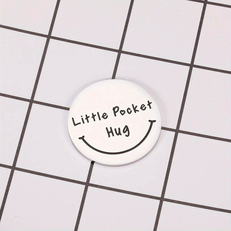 the LITTLE POCKET HUG TOKEN - 1PC Coworkers Inspirational Pocket Hug for Colleague, Leaving Farewell Gift for Friends, Christmas Gifts for Men Women