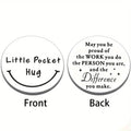 the LITTLE POCKET HUG TOKEN - 1PC Coworkers Inspirational Pocket Hug for Colleague, Leaving Farewell Gift for Friends, Christmas Gifts for Men Women