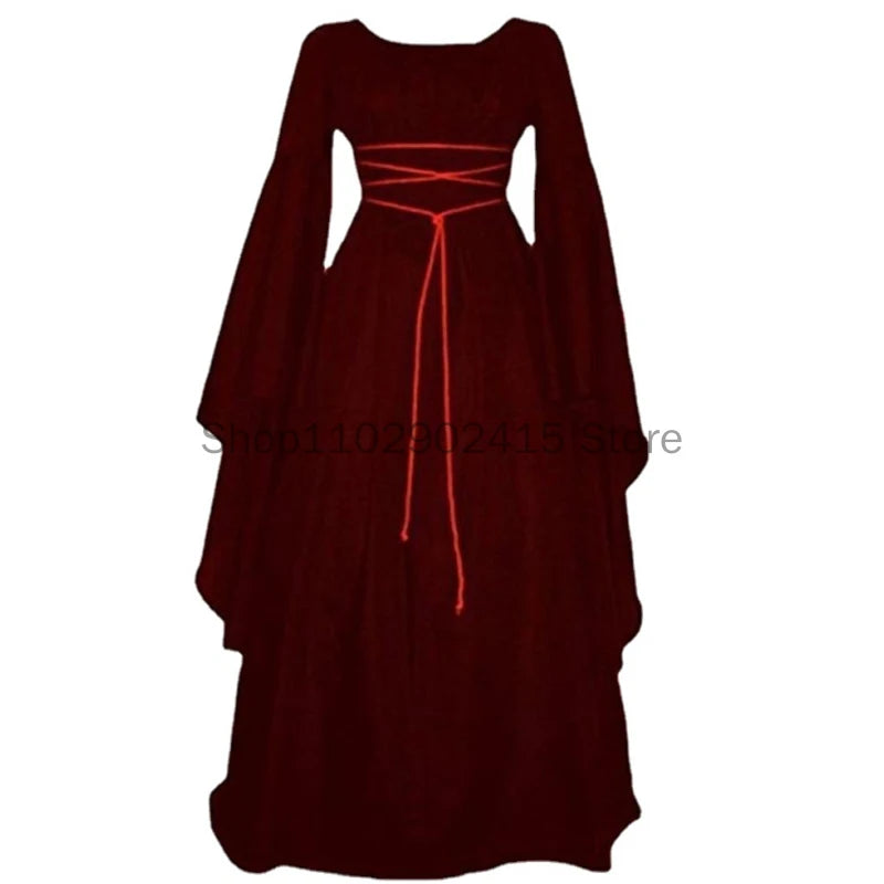 the MEDIEVAL WITCH - Witch Dress for Women Cosplay Vampire Bride