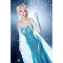 the FROZEN ELSA - Disney Frozen 2 Princess Dress Halloween Birthday Party Ball Cosplay Elsa Queen Sequined Dress
