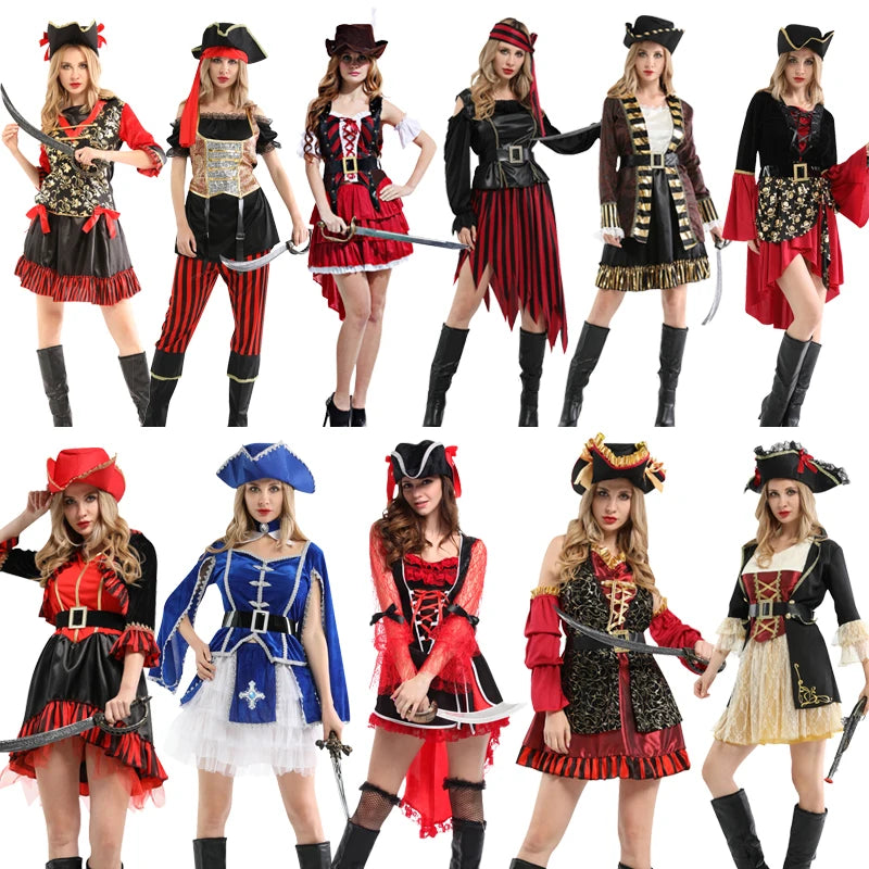 the PIRATE COLLECTION - Halloween Theme Women Fancy Dress