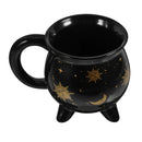 the CAULDRON CUP - Cauldron Coffee Mug 350ml Black Ceramic Witch Mugs, Adorable Sorceress’s Potion Themed Cups