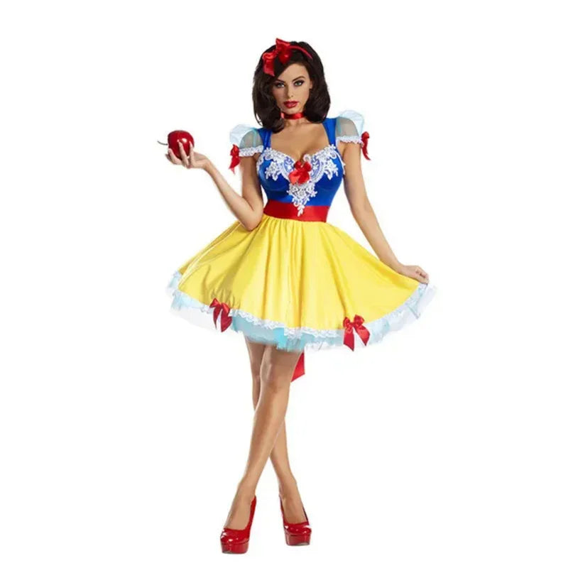 the SEXY SNOW WHITE - Sexy Adult Anime Snow White Princess Party Dress