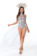 the MEDUSA - Ancient Greek Myth Medusa Costume Halloween Adult Hydra Witch Cosplay Outfit Carnival Fancy Party Dress