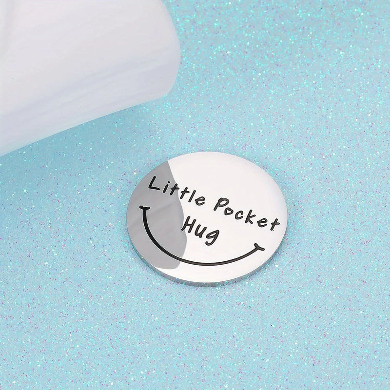 the LITTLE POCKET HUG TOKEN - 1PC Coworkers Inspirational Pocket Hug for Colleague, Leaving Farewell Gift for Friends, Christmas Gifts for Men Women