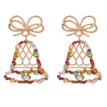 the MERRIMENT COLLECTION - Sweet Christmas Gingerbread Man Earrings New Year Gifts