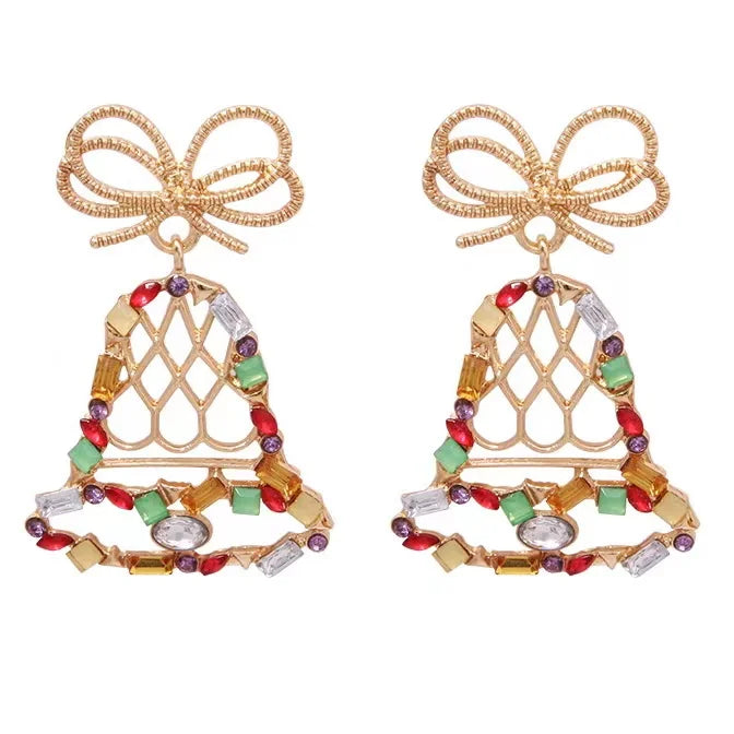 the MERRIMENT COLLECTION - Sweet Christmas Gingerbread Man Earrings New Year Gifts