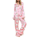 the DIVINE DIVA PAJAMA - Christmas Women's 2 Piece Pajama Sets Long Sleeve Santa/Christmas Tree/Boots Print Shirts Tops Pants Sleepwear Nightwear Pajamas