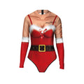 the SANTA/ELF ON THE SHELF - Christmas Elf Costume Santa Claus Bodysuit 3D Print Suit New Year Sexy Swimsuit Fancy Holiday Dress Up