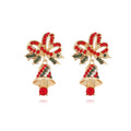 the MERRIMENT COLLECTION - Sweet Christmas Gingerbread Man Earrings New Year Gifts