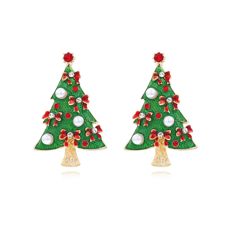 the MERRIMENT COLLECTION - Sweet Christmas Gingerbread Man Earrings New Year Gifts