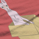 the SEND NUDES - Sphynx Hairless Cat Novelty Soft Casual Cute Loose T-Shirt for Women