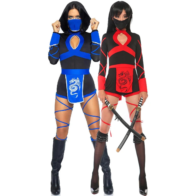 the SEXY SAMURAI - Women Sexy Ninja Costume Anime Dragon Samurai