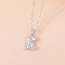 the CHERRY BOMB - Lovely Gold Color Wine Red Cherry Pendant Necklace Personality Necklace Wedding Jewelry Birthday Gifts