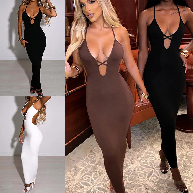 the VICKI - Sexy Summer Bandage Hip Wrap Dress