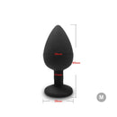 the DIAMOND - S/M/L Anal Plug Butt Vibrator Women/Men Soft Silicone Round Shaped Erotic Bullet Anal plug Bullet Gay Sex Toys for Adults