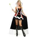 the QUEEN OF HEARTS - Sexy Queen of Hearts Costume Women Adult Fantasy Party Cosplay Fancy Sexy Costume Halloween Carnival Dress Up
