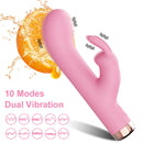 the RABBIT - Mini Rabbit Vibrator for Women Clit Clitoris Stimulator G Spot Dildo Silicone Sex Toys Masturbator Female  Adults Goods