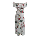 the ENGLISH GARDEN - Women's Summer New Fashion Shoulder Printed Holiday Dress
