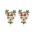 the MERRIMENT COLLECTION - Sweet Christmas Gingerbread Man Earrings New Year Gifts