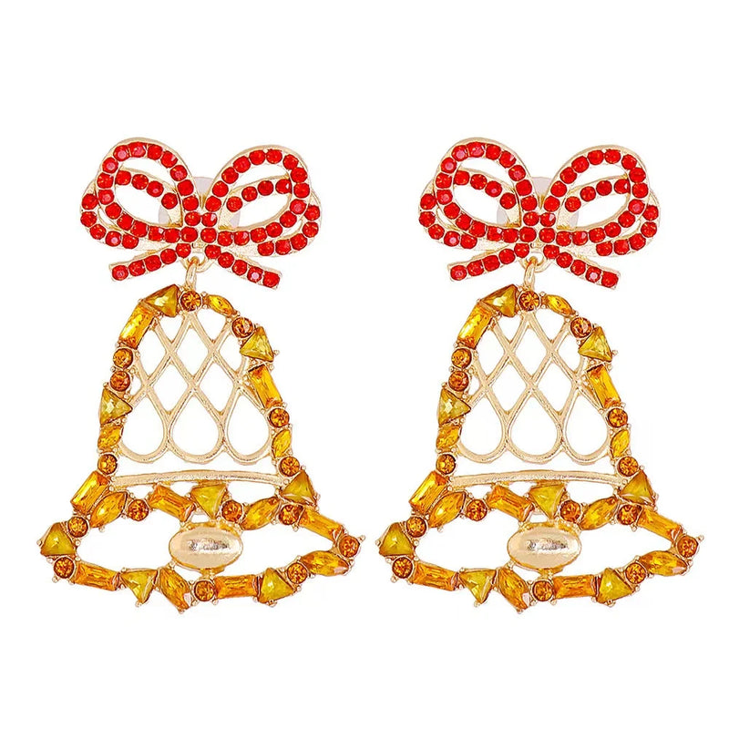 the MERRIMENT COLLECTION - Sweet Christmas Gingerbread Man Earrings New Year Gifts