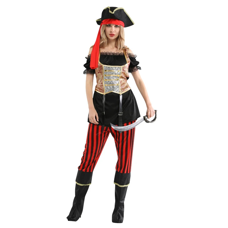 the PIRATE COLLECTION - Halloween Theme Women Fancy Dress