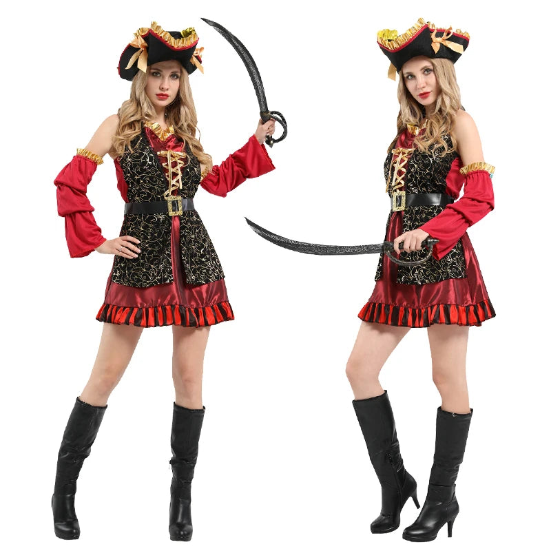 the PIRATE COLLECTION - Halloween Theme Women Fancy Dress