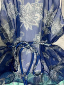 the PRETTY PASTEL - Spring/Summer Women's Sleeveless Tie-Waist Ruffle Tiered Midi Dress with Contrasting Details Party Vacation Dress