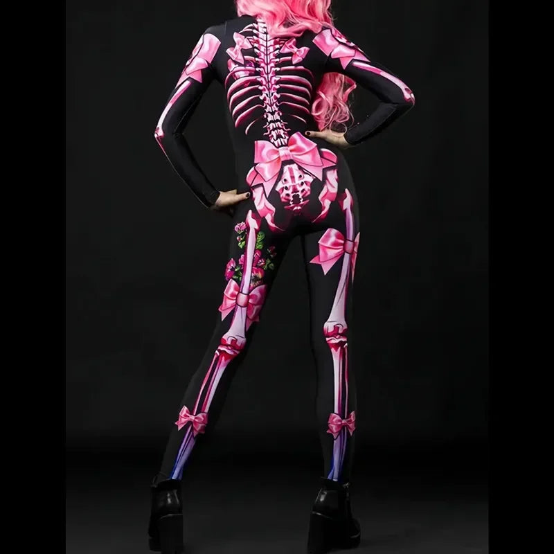 the ROSE SKELETON - Skeleton Rose Costume for Women & Girls Ghost Bride