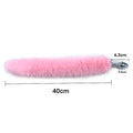 the FOXTAIL - Mini Fox Anal Plug Cute Tail Anal Toys for Beginner Stainless Steel Anal Plug BDSM Game Cosplay Sex Toys for Woman Couple Men